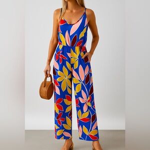 Soft Comfy Full-Length Jumpsuit Easy One-Piece Outfit